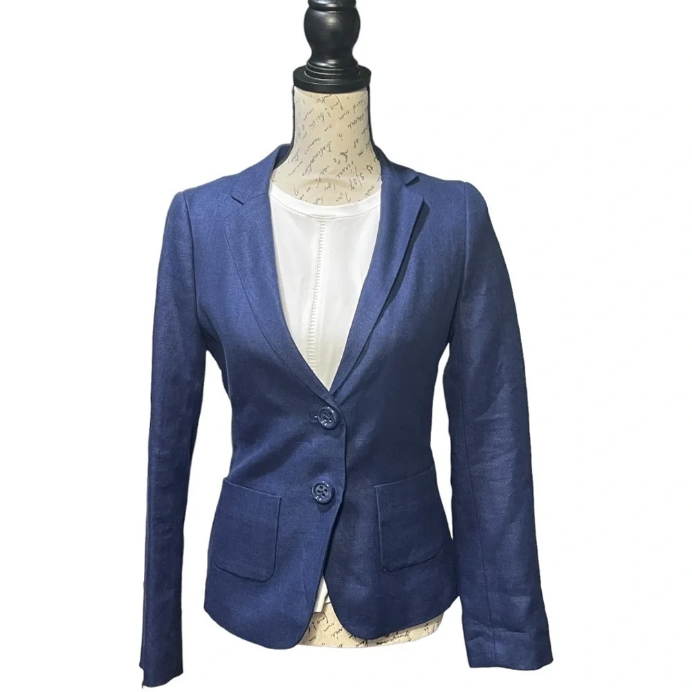 Kate Spade Navy Blue Jacket Blazer Size 4 NWT